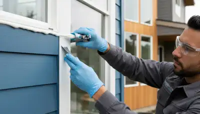 Professional caulking and sealing by house painters in Philadelphia, PA for weatherproof protection
