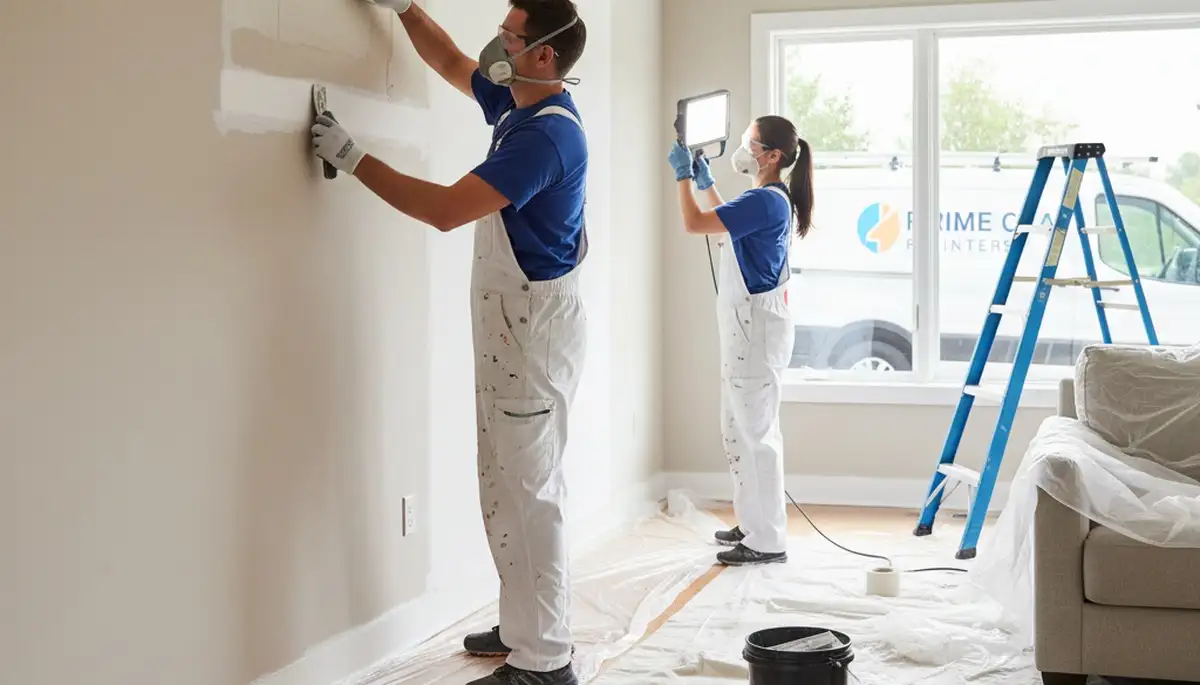 Professional drywall repair and wall restoration by expert painters in Philadelphia, PA homes