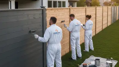 Professional fence painting by expert house painters in Philadelphia, PA