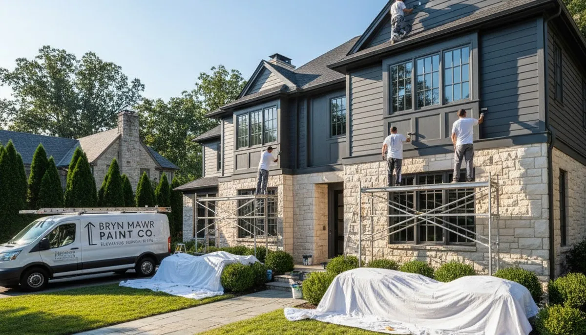 Professional house painters serving Philadelphia, PA for interior and exterior painting services