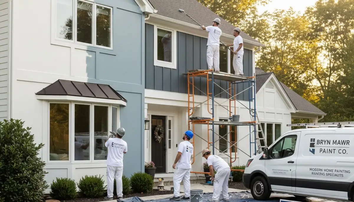 Professional house painters in Philadelphia, PA providing interior and exterior painting services