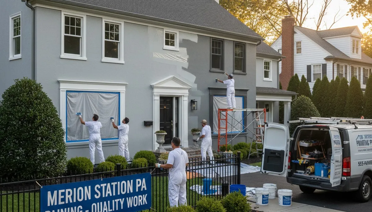 Professional house painters serving Philadelphia, PA for interior and exterior painting projects