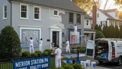 Professional house painters serving Philadelphia, PA for interior and exterior painting projects