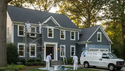 Professional house painting service in Philadelphia, PA for residential exterior and interior projects