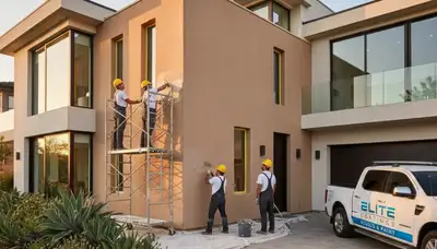 Stucco repair experts restoring cracked exterior walls in Philadelphia, PA homes